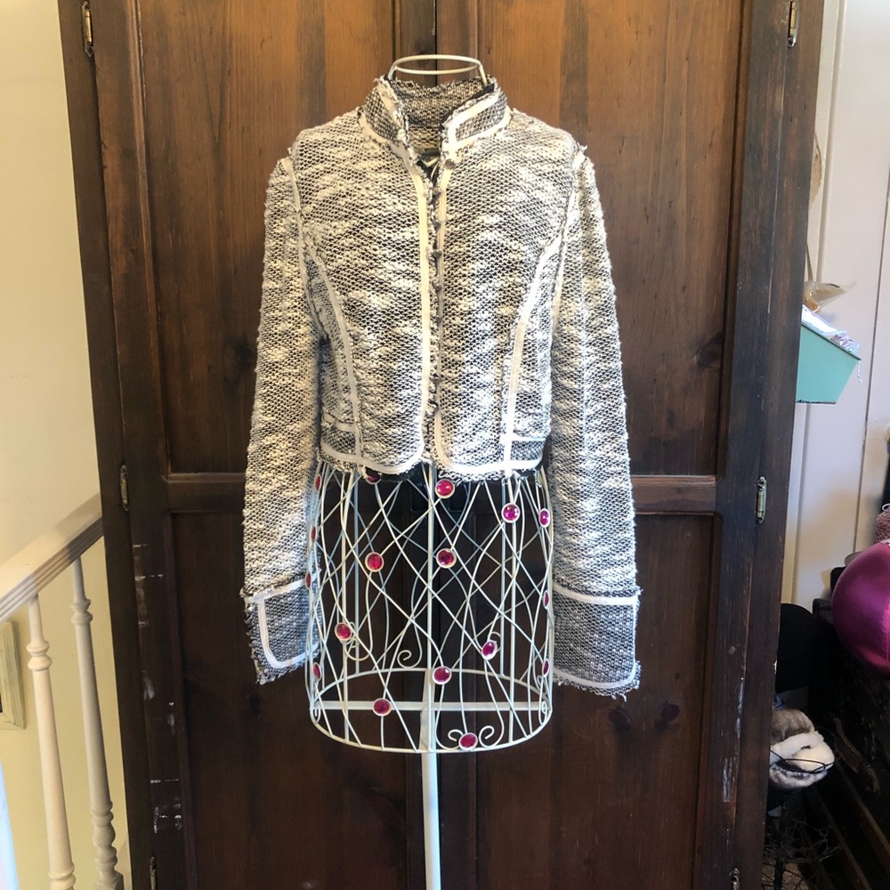 Gimmicks by BKE Twill Cropped Band Jacket size Medium